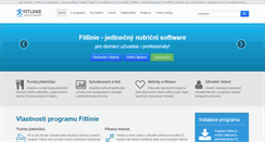 Desktop Screenshot of fitlinie.cz